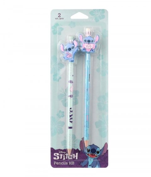 neuveden: Colorino sada tužek Stitch HB s bílou pryží, blistr 2 ks