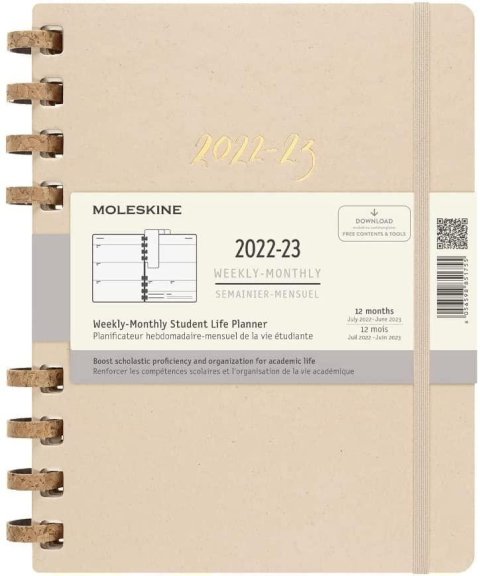 neuveden: Moleskine Plánovací zápisnik světle růžový XL, spirála