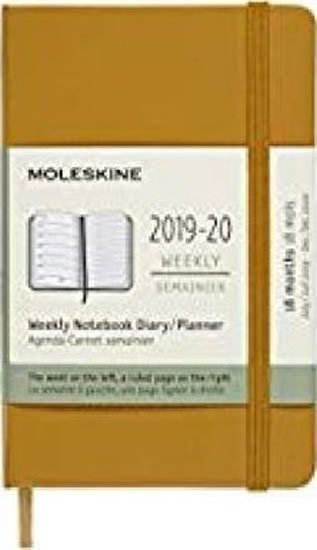 neuveden: Moleskine: Plánovací zápisník 2019-2020 tvrdý žlutý S neuveden: Moleskine: Plánovací zápisník 2019-2020 tvrdý žlutý S
