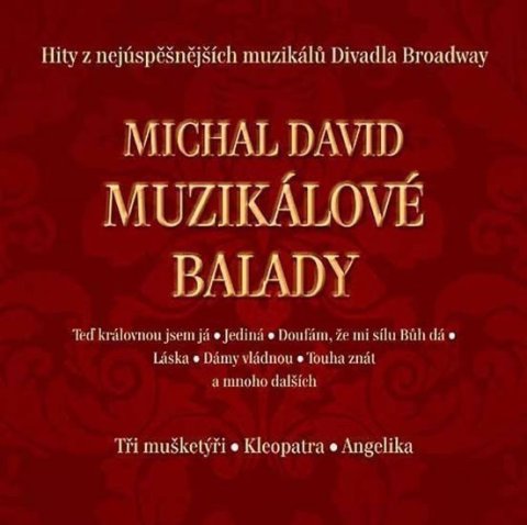 neuveden: CD Michal David - Muzikálové balady