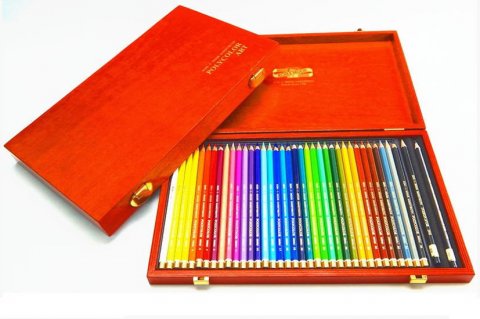 neuveden: Koh-i-noor pastelky umělecké POLYCOLOR kreslířská sada 36 ks v dřevěné krab
