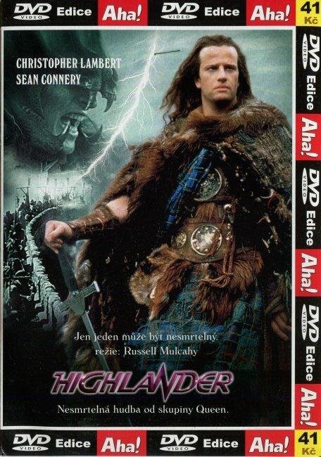 neuveden: Highlander - DVD pošeta