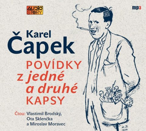 Čapek Karel: Povídky z jedné a druhé kapsy - CDmp3 Čapek Karel: Povídky z jedné a druhé kapsy - CDmp3