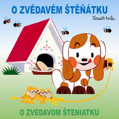 Miler Zdeněk: O zvědavém štěňátku - omalovánky čtverec