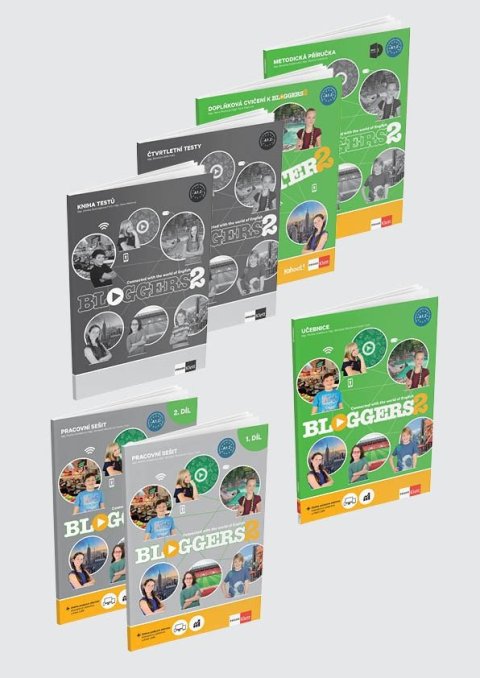 neuveden: Bloggers 2 (A1.2) – prémiový učitelský balíček