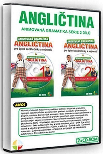 neuveden: Angličtina animovaná gramatika I.+II. - sada 2CD