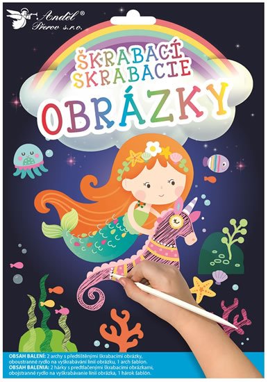 neuveden: Vyškrabávací obrázky - Mořská panna 16,5 x 21 cm (2 ks) neuveden: Vyškrabávací obrázky - Mořská panna 16,5 x 21 cm (2 ks)