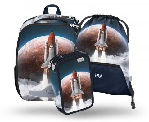 neuveden: BAAGL Set 3 ks Shelly - Space Shuttle (aktovka, penál, sáček) neuveden: BAAGL Set 3 ks Shelly - Space Shuttle (aktovka, penál, sáček)