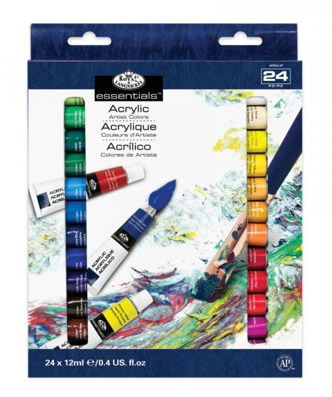 neuveden: Akrylové barvy Royal & Langnicke ARTIST 24x12 ml