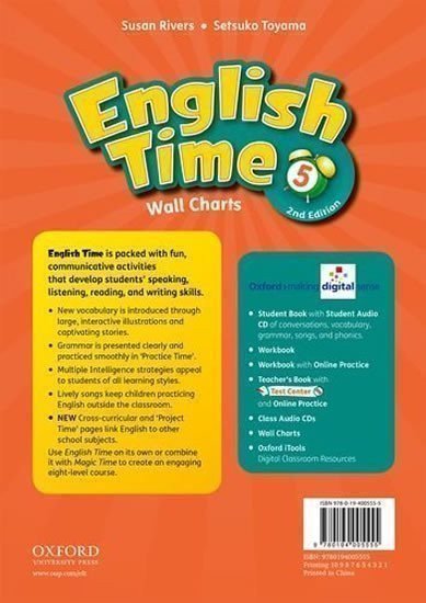 Rivers Susan: English Time 5 Wall Charts (2nd)