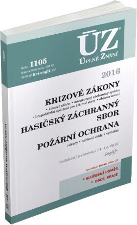 neuveden: ÚZ 1662 Krizová legislativa, HZS, Požární ochrana, Obnova území