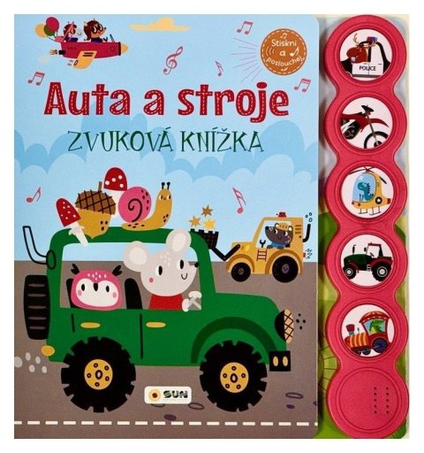 neuveden: Auta a stroje - Zvuková knížka