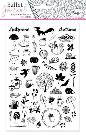 neuveden: Razítka Stampo Bullet Journal - Podzim