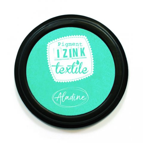 neuveden: Razítkovací polštářek na textil IZINK textile - tyrkysový neuveden: Razítkovací polštářek na textil IZINK textile - tyrkysový