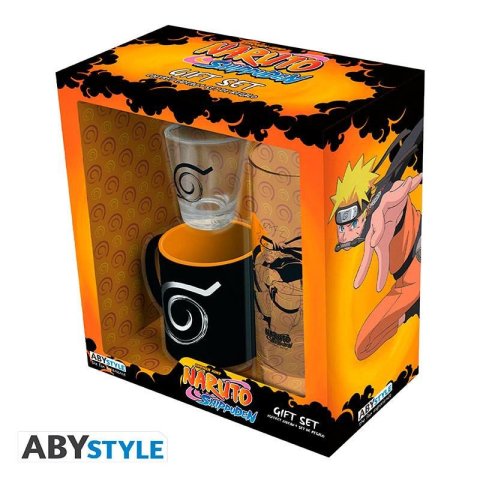 neuveden: Dárkový set Naruto Shippuden (Hrnek, Sklenice, Panák)