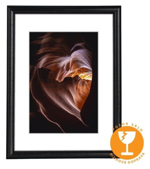 : Rámeček dřevěný Phoenix A3, černý, 29,7x42cm