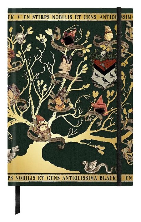 -: Harry Potter Zápisník A5 - Black Family