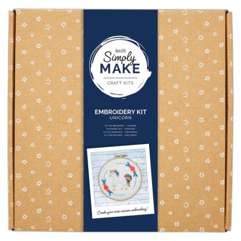 neuveden: Docrafts Kreativní sada výšivka - jednorožec neuveden: Docrafts Kreativní sada výšivka - jednorožec