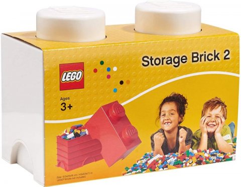 neuveden: Úložný box LEGO 2 - bílý