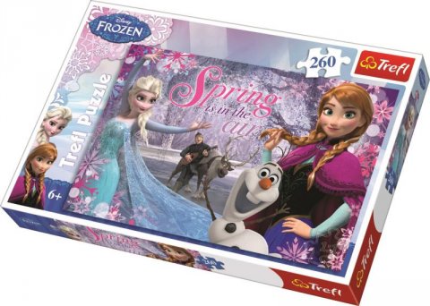 neuveden: Trefl Puzzle Frozen - Jaro je ve vzduchu / 260 dílků