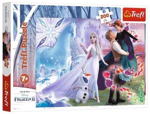 neuveden: Trefl Puzzle Frozen - Svět sester / 200 dílků