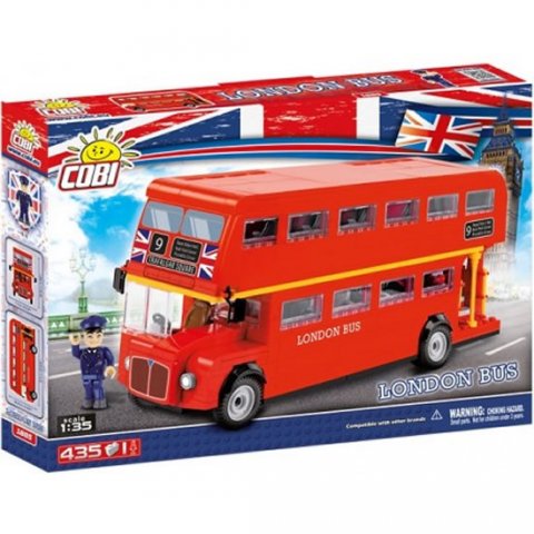 neuveden: Stavebnice COBI 1885 London Bus 135/435 kostek+1figurka