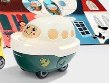 neuveden: Puzzle Loď, dřevěné s hračkou