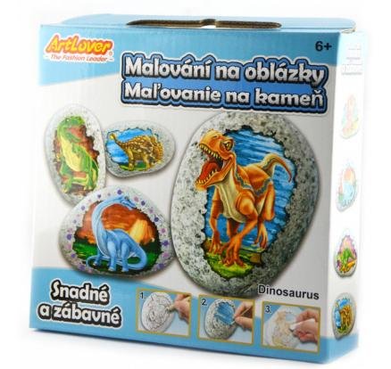 neuveden: ArtLover Sada Malování na oblázky - dino