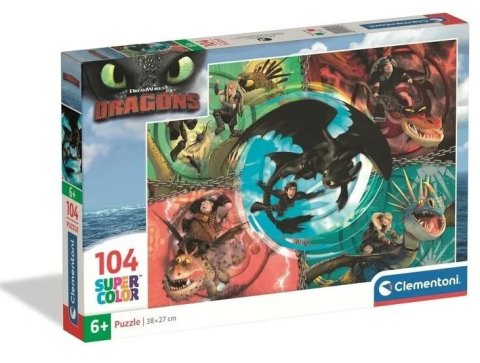 -: Puzzle Jak vycvičit draka 104 dílků
