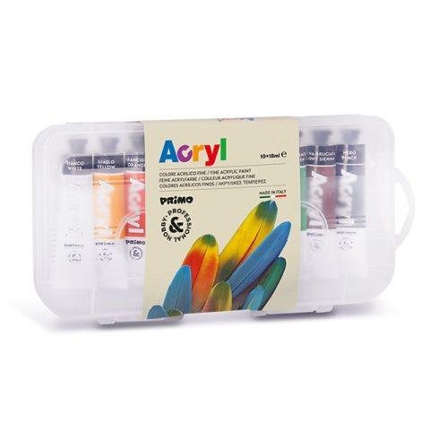 neuveden: PRIMO akrylové barvy 10 x 18 ml