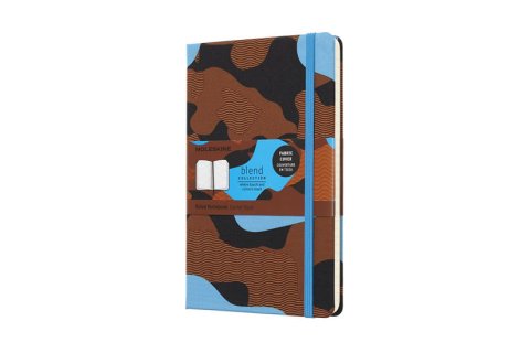 neuveden: Moleskine: Blend zápisník linkovaný Camouflage modrý L neuveden: Moleskine: Blend zápisník linkovaný Camouflage modrý L