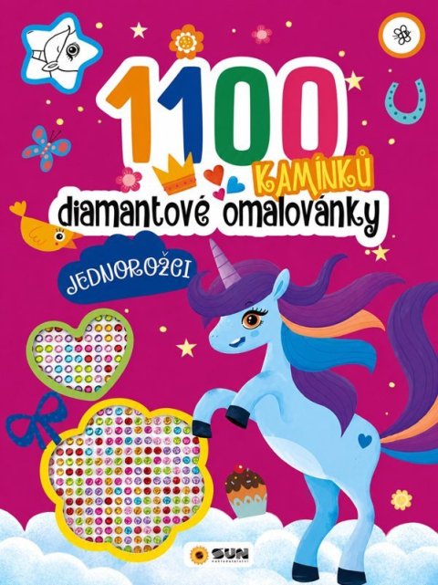 : Jednorožci 1100 samlepkových kamínků