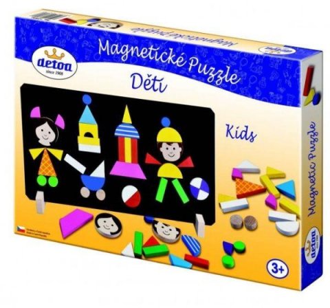 neuveden: Magnetické puzzle Děti v krabici