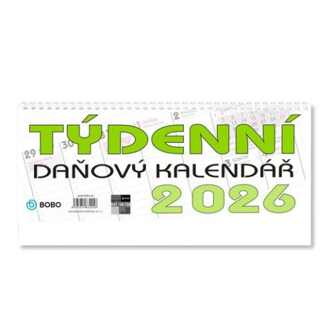 neuveden: Stolní kalendář 2026 daňový