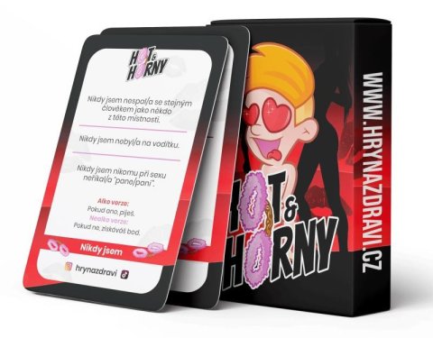 Batelka David: Hot  Horny - Karetní párty hra