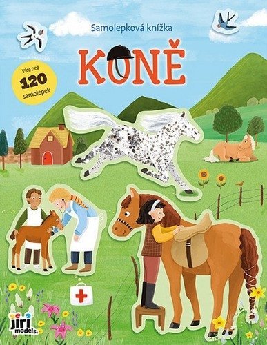 : Samolepková knížka Koně