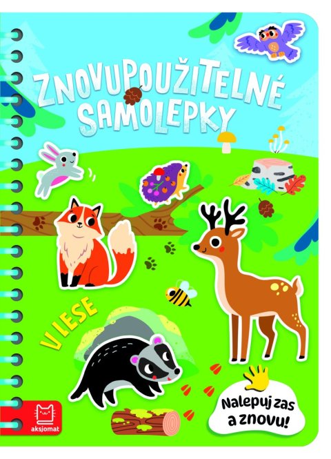 : Znovupoužitelné samolepky V lese