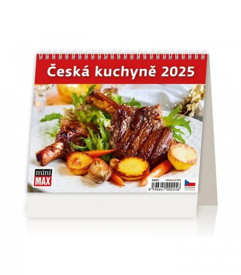 neuveden: Kalendář stolní 2025 - MiniMax Česká kuchyně