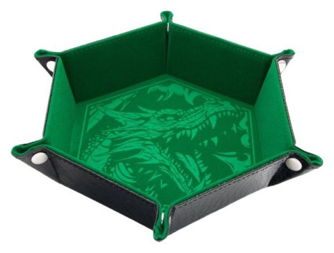 : Dice tray - Tray Dragon Skin - Zelené
