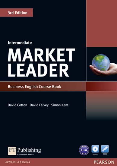 Cotton David: Market Leader 3rd Edition Intermediate Coursebook w/ DVD-Rom Pack