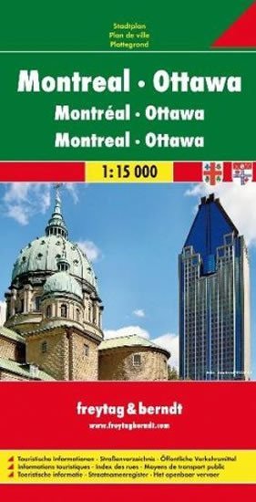 neuveden: PL 522 Ottawa - Montreal 1:15 000 / plán města neuveden: PL 522 Ottawa - Montreal 1:15 000 / plán města