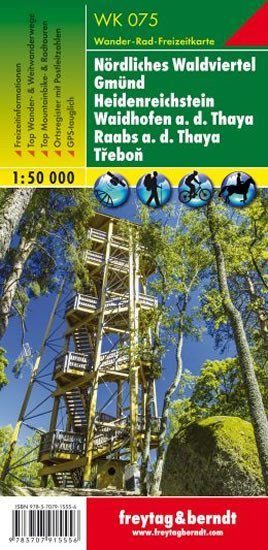 neuveden: WK 075 Nördliches Waldviertel, Gmünd, Litschau 1:50 000 / turistická mapa neuveden: WK 075 Nördliches Waldviertel, Gmünd, Litschau 1:50 000 / turistická mapa