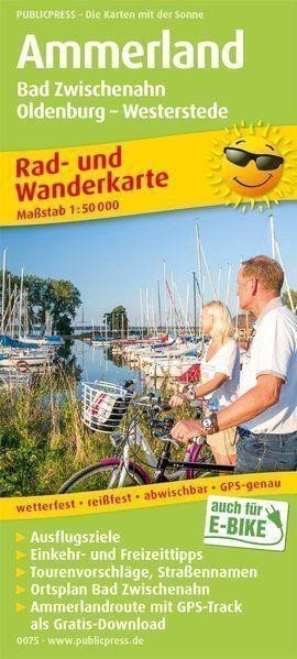 neuveden: Ammerland, Bad Zwischenahn, Oldenburg-Westertede 1:50 000 / cyklistická a t