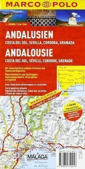 neuveden: Španělsko/Andalusie - mapa