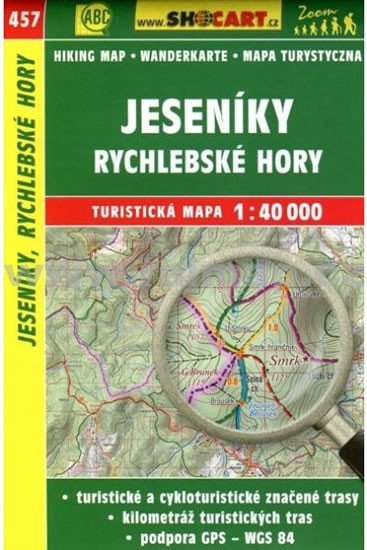 neuveden: SC 457 Jeseníky, Rychlebské hory 1:40 000