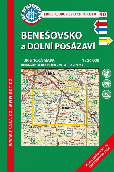 neuveden: KČT 40 Benešovsko,dolní Posázaví 1: 50 000 / 9.vydání 2022 neuveden: KČT 40 Benešovsko,dolní Posázaví 1: 50 000 / 9.vydání 2022