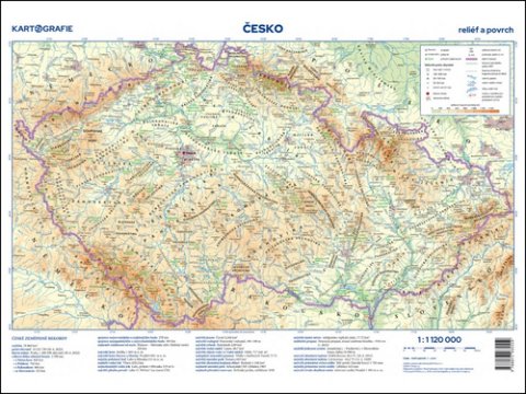 neuveden: Česko Příruční mapa 1:1 120 000