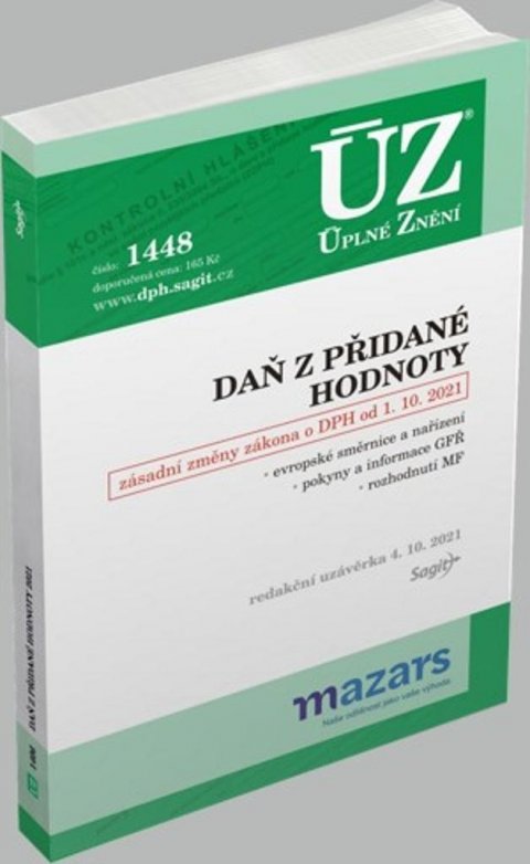 neuveden: ÚZ 1448 Daň z přidané hodnoty
