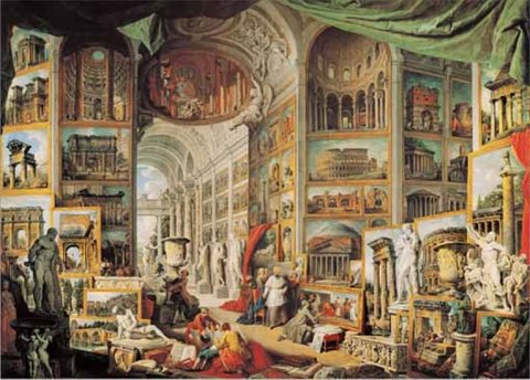 neuveden: Pannini: Galerie obrazů s pohledy na Řím - Puzzle/1500 dílků neuveden: Pannini: Galerie obrazů s pohledy na Řím - Puzzle/1500 dílků