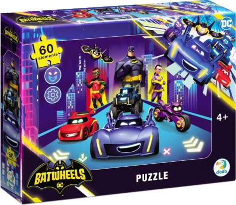 neuveden: Puzzle Batwheels: Noční jízda 60 dílků